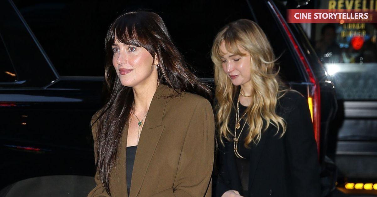 Jennifer Lawrence and Dakota Johnson Spotted on Stylish Girls’ Night Out in New York City
