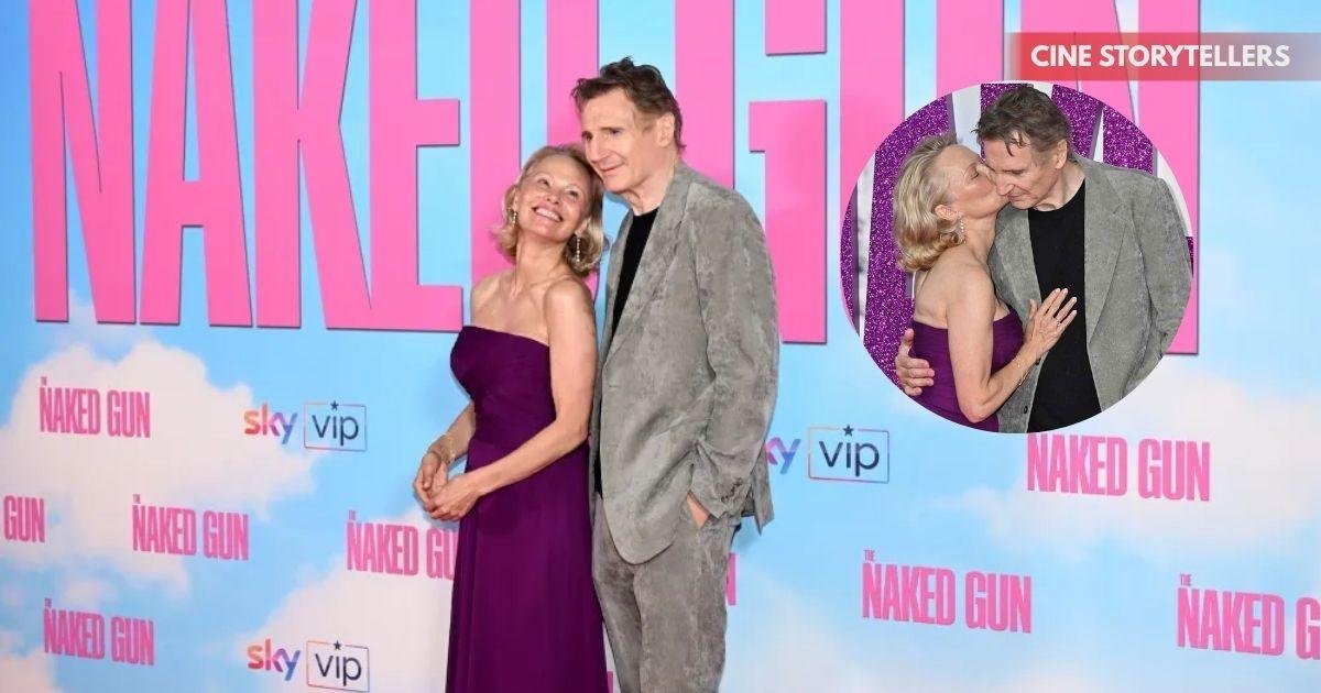 Pamela Anderson and Liam Neeson Dazzle at The Naked Gun Premiere
