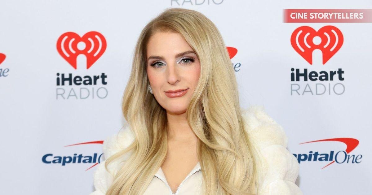 Meghan Trainor Debuts Bold Bangs and Plunging Tracksuit Romper