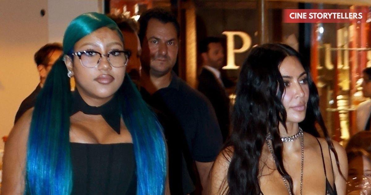 North West Stuns in Goth Style During Rome Trip with Kim Kardashian