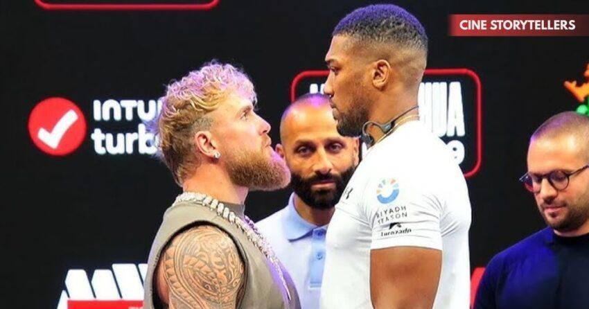 Anthony Joshua Towers Over Jake Paul in Intense First Face-Off